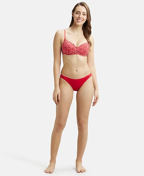 Jockey Women’s Cotton Non-Wired Padded Wirefree Bra – Comfortable Everyday Fit